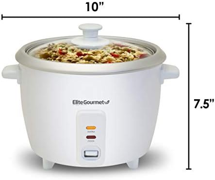 White rice cooker for six cups cooked — photo 5