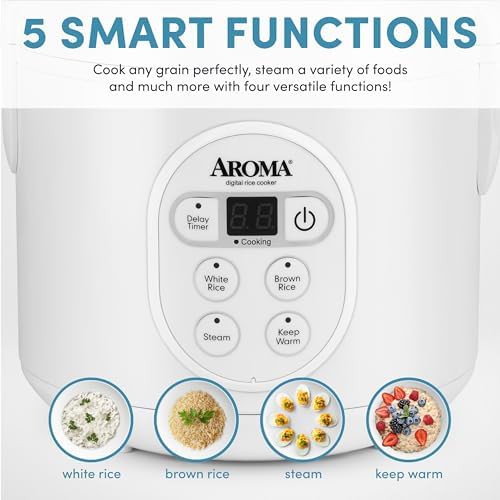 White four cup digital steamer cooker — photo 4