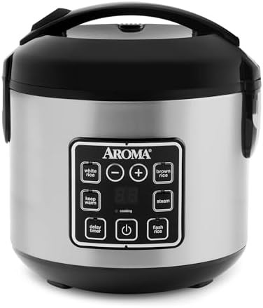 Stainless four cup digital grain multicooker