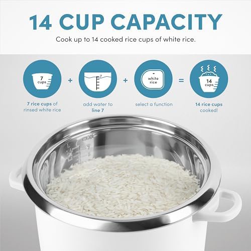 Nutriware fourteen cup digital white steamer — photo 3