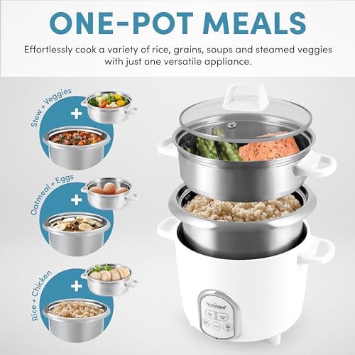 Nutriware fourteen cup digital white steamer — photo 4