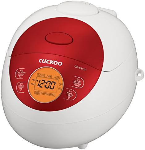 Red 6-cup micom fuzzy logic cooker — photo 4