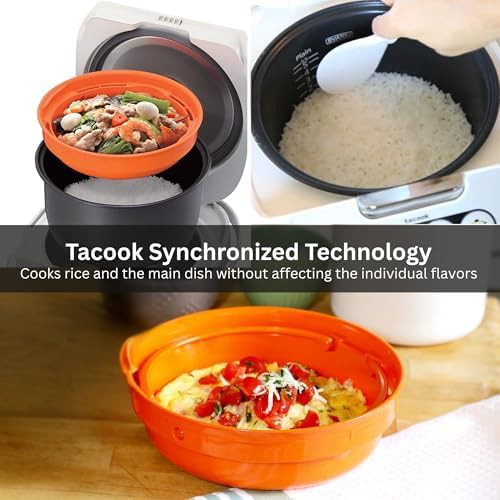 White ten cup micom cooker with tacook — photo 5