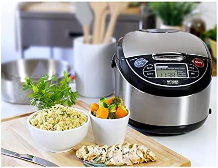 Stainless steel black micom 5.5 cup cooker — photo 3