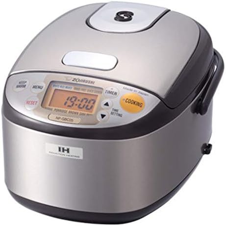 Stainless dark brown induction three cup cooker