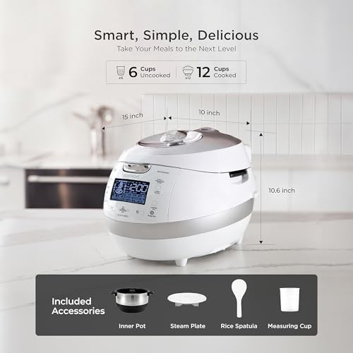 Silver 12-cup induction rice cooker steamer — photo 3