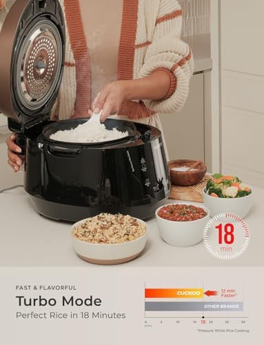 Black 20-cup high pressure multi-cooker — photo 4