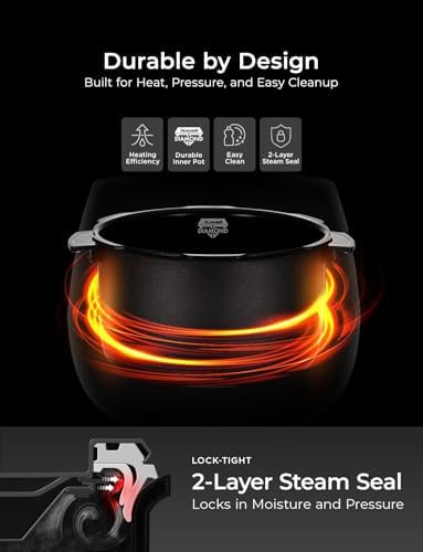 Black 20-cup high pressure multi-cooker — photo 5