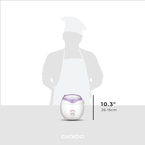 Violet and white 6-cup non-stick cooker — photo 3