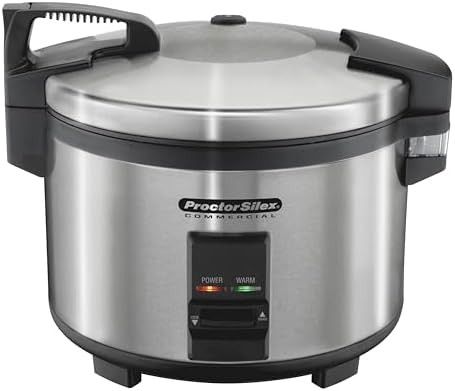 Forty cup commercial stainless rice cooker