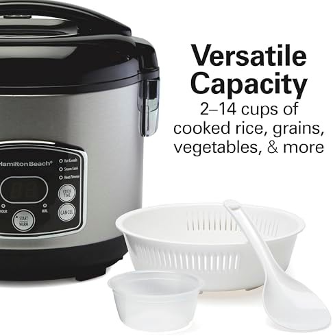 Fourteen cup digital stainless steel rice cooker — photo 3