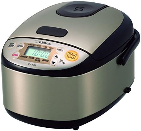 Stainless dark brown three cup micom cooker