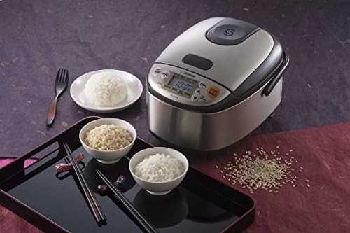 Stainless dark brown three cup micom cooker — photo 4