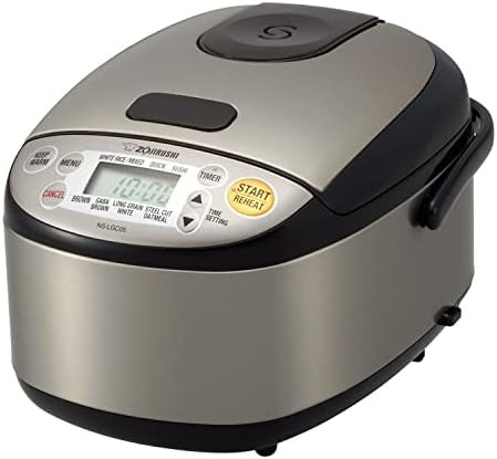 Compact stainless steel three cup micom cooker