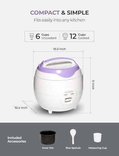 White 6-cup rice cooker and warmer — photo 4