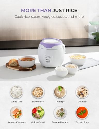 White 6-cup rice cooker and warmer — photo 5