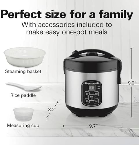 Eight cup programmable cooker with rinse basket — photo 3