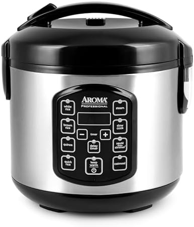 Digital stainless steel eight cup steamer