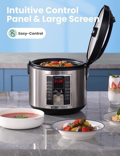 Black and silver digital multi cooker — photo 3