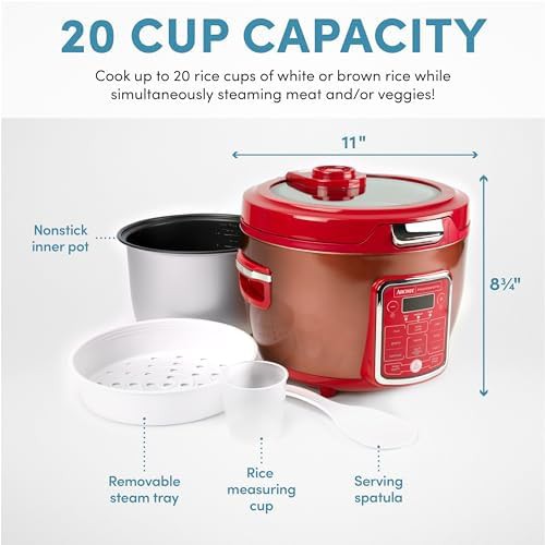 Cool touch twenty cup glass lid multicooker — photo 3