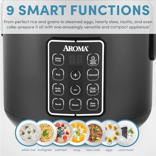 Digital black twelve cup rice multicooker — photo 3
