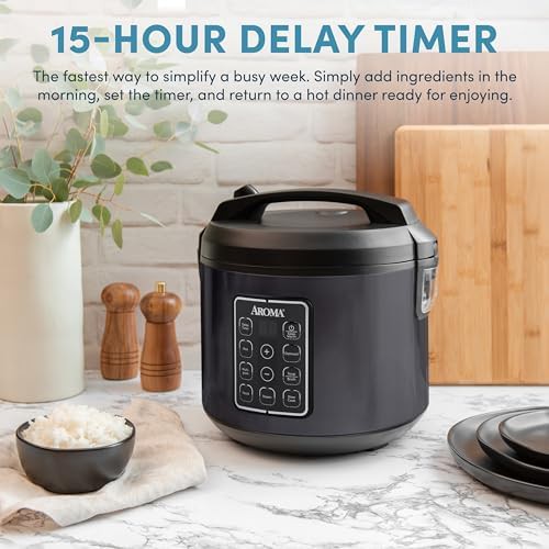 Digital black twelve cup rice multicooker — photo 4