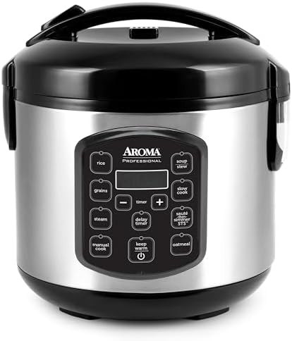 Professional eight cup digital grain cooker