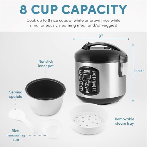Professional eight cup digital grain cooker — photo 3