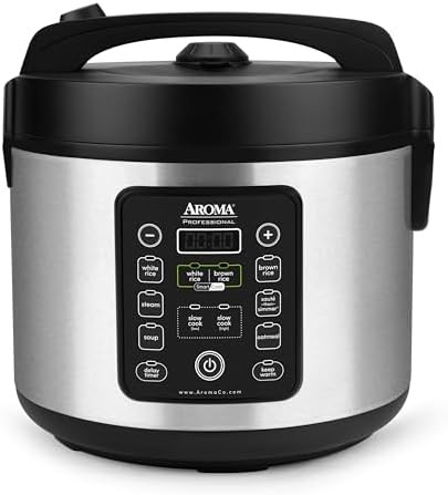 Stainless steel twenty cup smartcarb multicooker