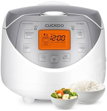 Silver 12-cup micom fuzzy logic rice cooker