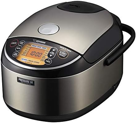 Black pressure induction ten cup rice warmer