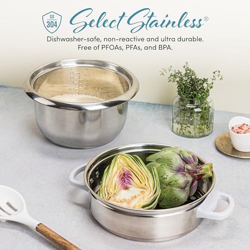 White fourteen cup stainless pot cooker — photo 3