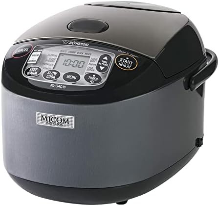 Metallic black umami ten cup rice cooker