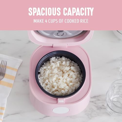 Pink digital ceramic rice cooker two cups — photo 5