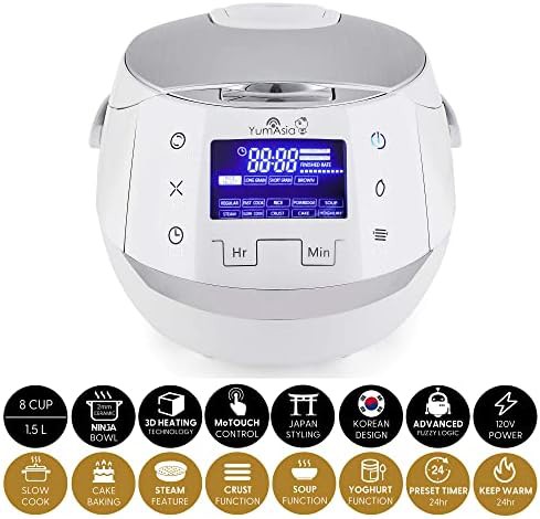 Sakura white silver fuzzy logic rice cooker — photo 4