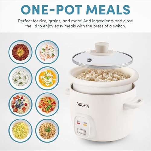 White one touch four cup grain cooker — photo 3