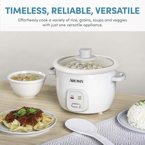 White one touch four cup grain cooker — photo 4