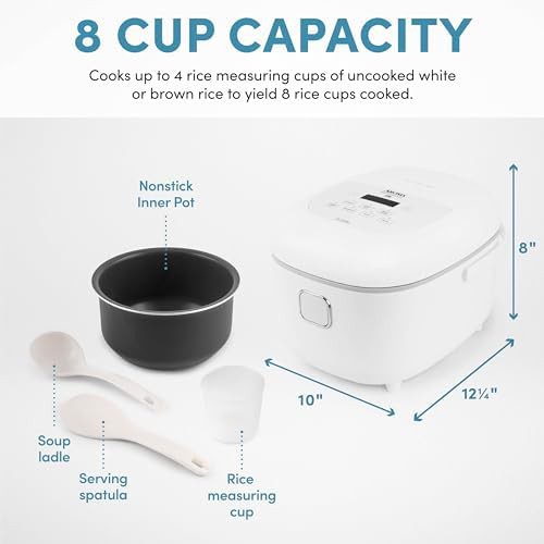White eight cup induction multicooker two quart — photo 5
