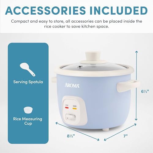 Mini blue four cup ceramic cooker — photo 5