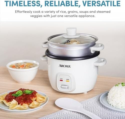 Digital non stick four cup white cooker — photo 3