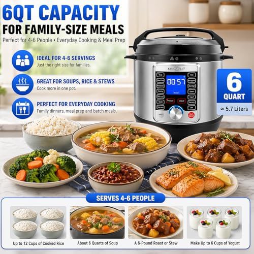 Black stainless steel 14-in-1 electric pressure cooker — photo 4