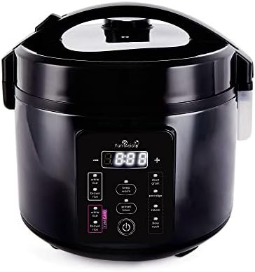 Kumo YumCarb dark stainless rice cooker
