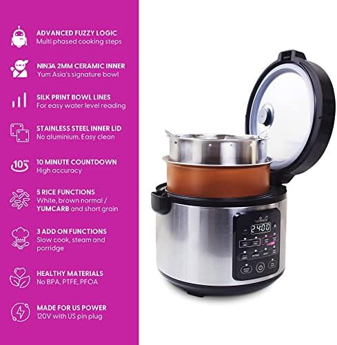 Kumo YumCarb light stainless rice cooker — photo 5