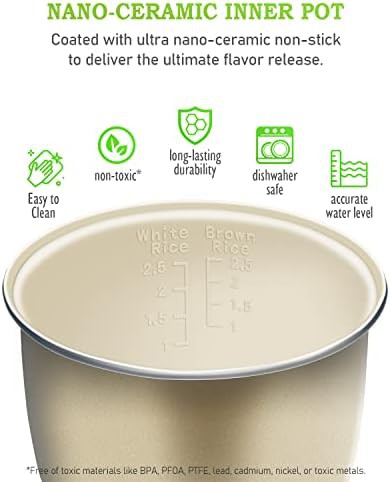 Portable mini cooker with ceramic steamer — photo 4