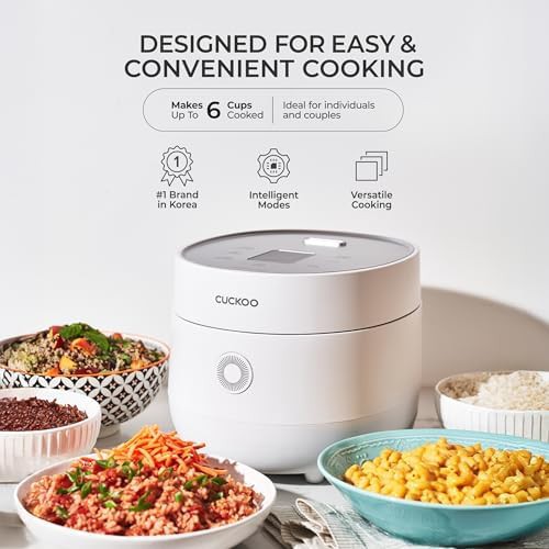 White 6-cup cooker with removable lid — photo 3