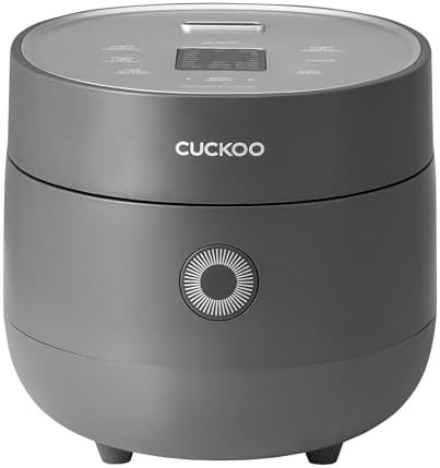 Gray 12-cup fuzzy logic rice cooker