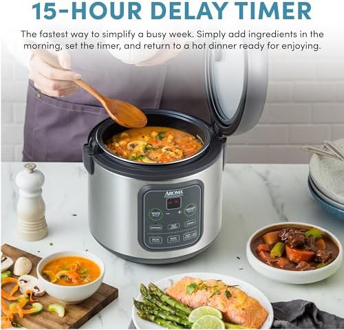 Stainless exterior digital eight cup cooker — photo 3