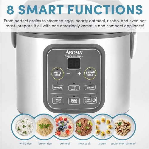 Stainless exterior digital eight cup cooker — photo 4