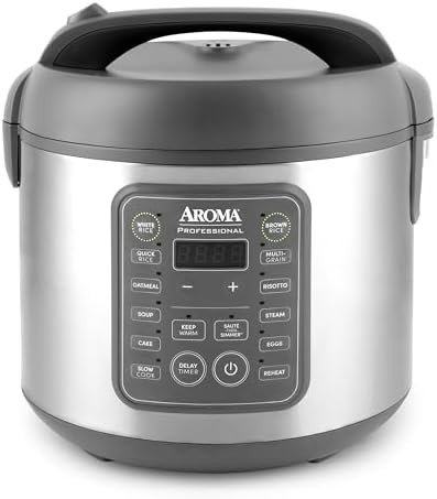Professional digital twenty cup cooker gray