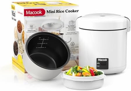 Black portable mini bento rice cooker